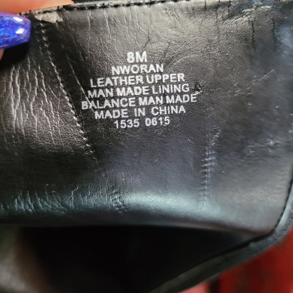 NINE WEST GENUINE LEATHER BOOTS - Picture 8 of 9